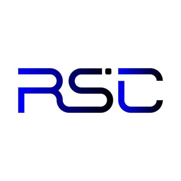 RSE-logo abstracte typografie eenvoudig modern minimaal vectorontwerp