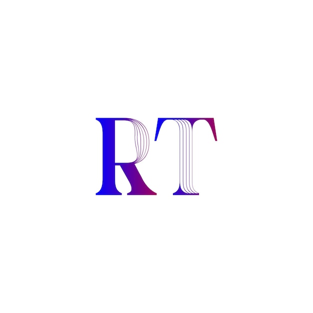 Vector rt luxury logo