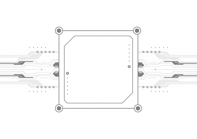 Rtificual intelligent computer sjabloonontwerp, digitale technologie abstracte pagina