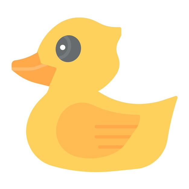 Rubber duck vector illustration style