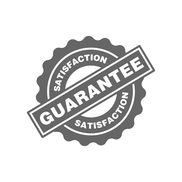 Vector rubber stamp guarantee icon vector design templates