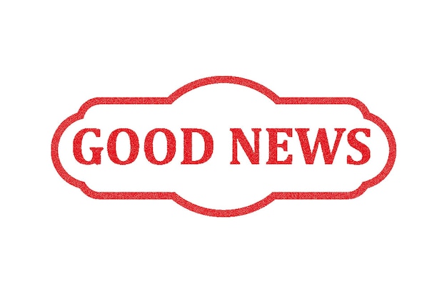 Rubber stamp with text good news inside, vector illustration esp