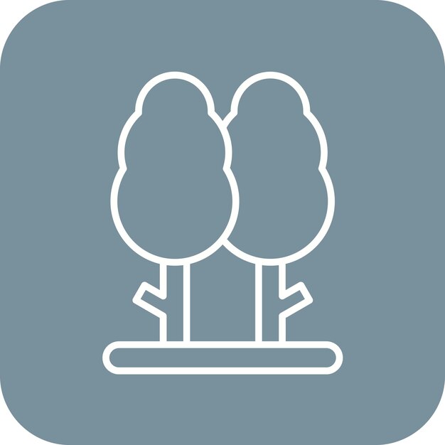 Rubber Tree icoon vector afbeelding Kan worden gebruikt voor In The Wild