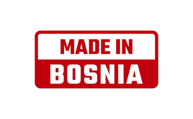 Rubberstempel gemaakt in Bosnië