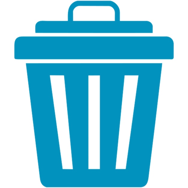 rubbish bin christmas theme icon