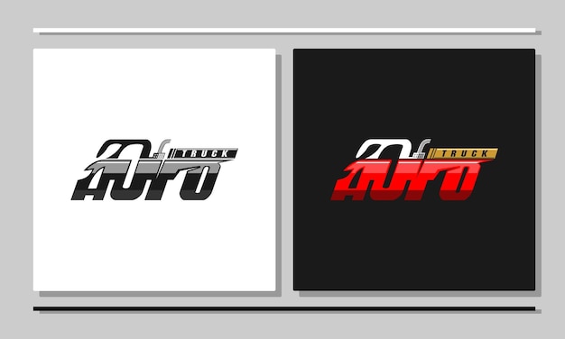 Vector ruck automotive logo design the logo can be for workshops cranes and others