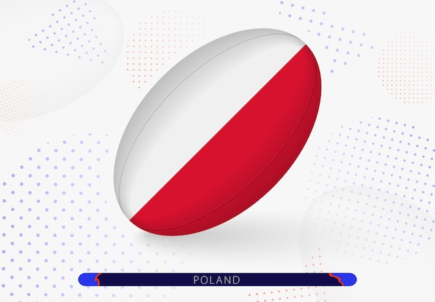 Rugby ball with the flag of USA on it Equipment for rugby team of USA