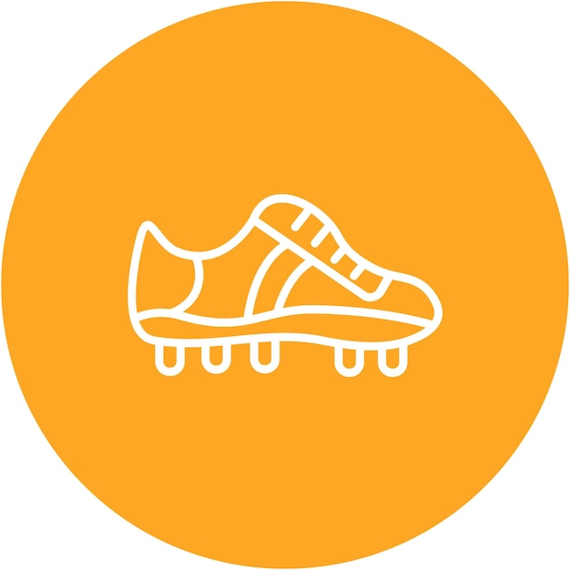 Rugby Boots Vector Illustration Style