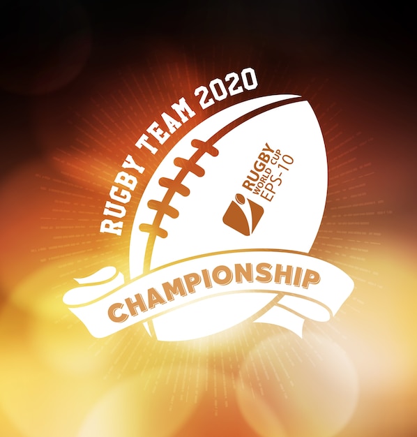 Rugby championship logo sport