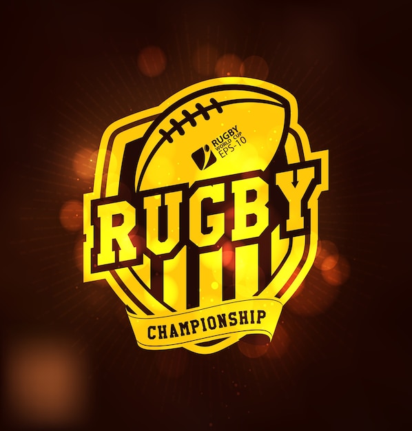 Rugby championship logo sport