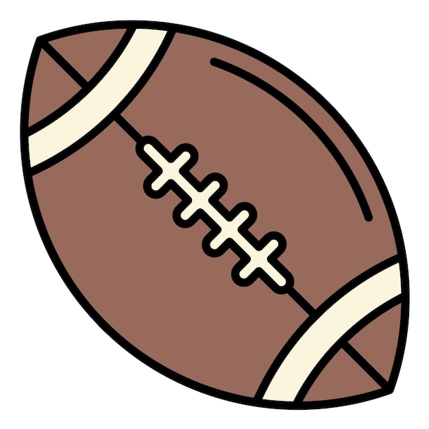 Rugby Flat Illustration