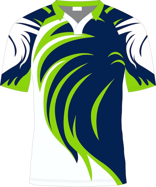 Vector rugby jersey mock ups template