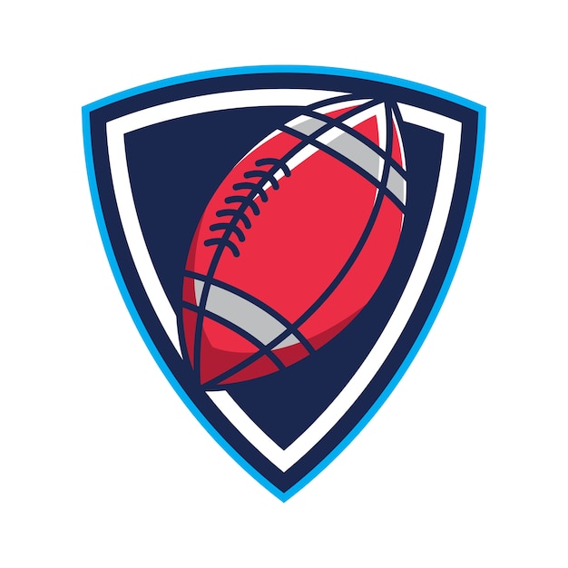 Rugby logo, american logo sport