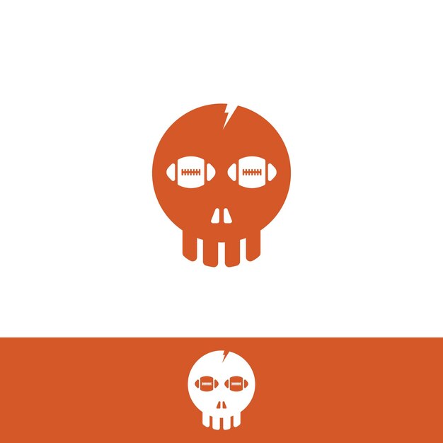 Rugby skull logo