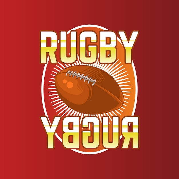 A rugby symbol optimized for various media formats ensuring a striking presence on websites social media platforms merchandise and multimedia presentations