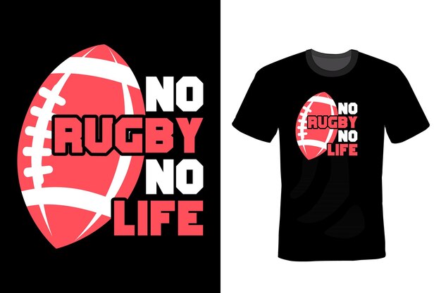 Vector rugby t shirt design typography vintage