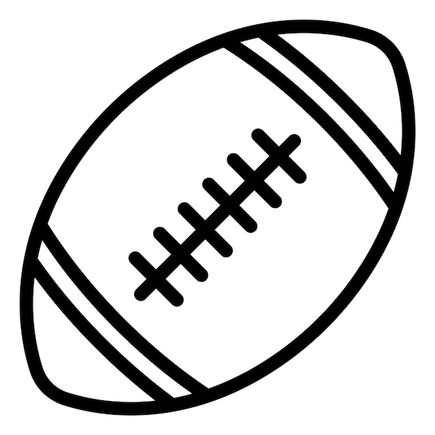 Vector rugby vector icon design illustration