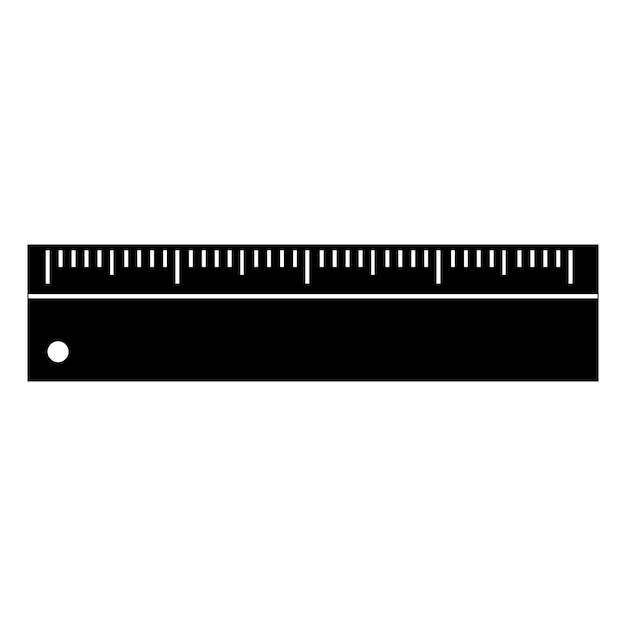 Ruler icon logo vector design template