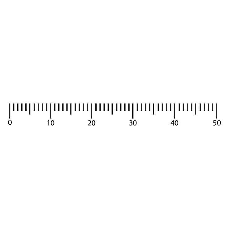 Vector ruler icon logo vector design template