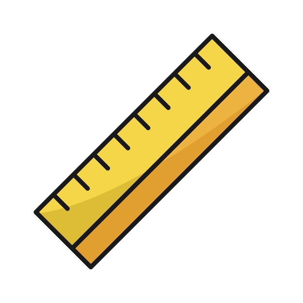 Vector ruler icon vector design template in white background