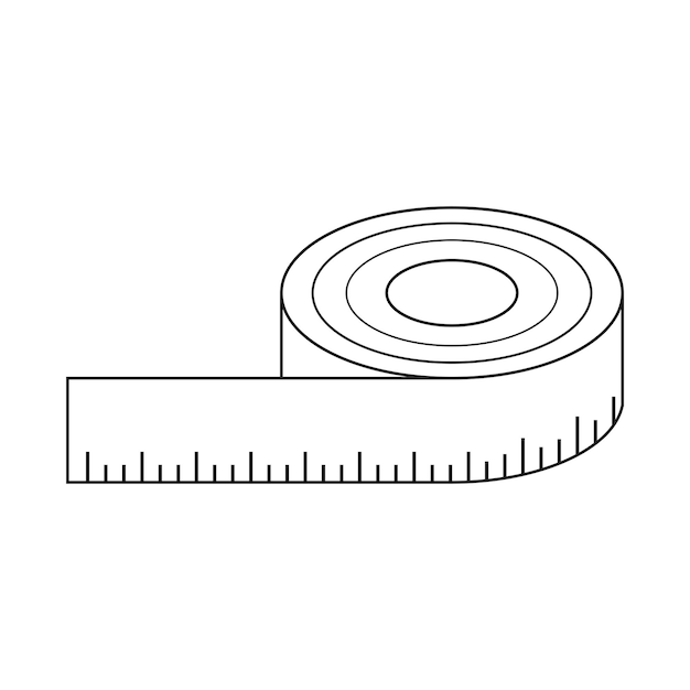 Ruler icon vector