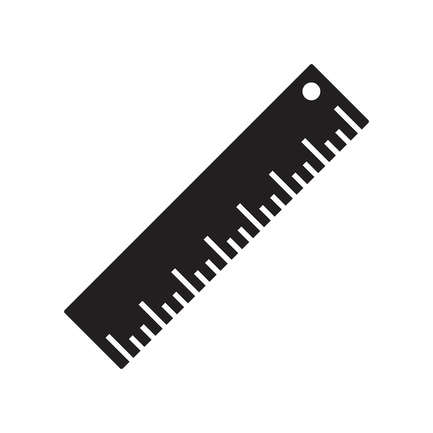 ruler icon vector