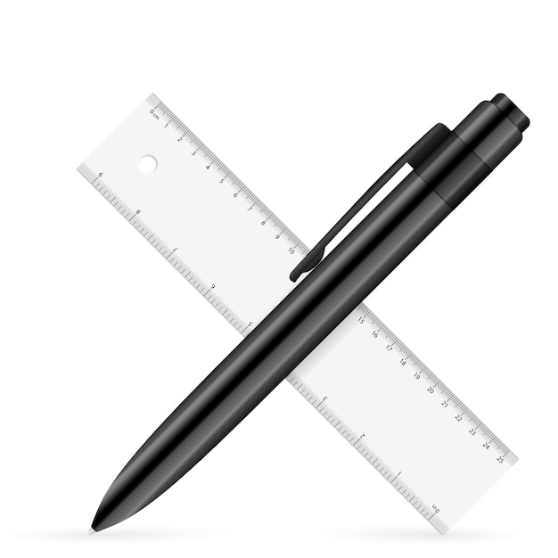 Ruler and pen icon