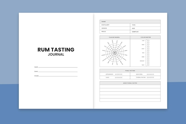 Rum Tasting Journal Kdp Interior