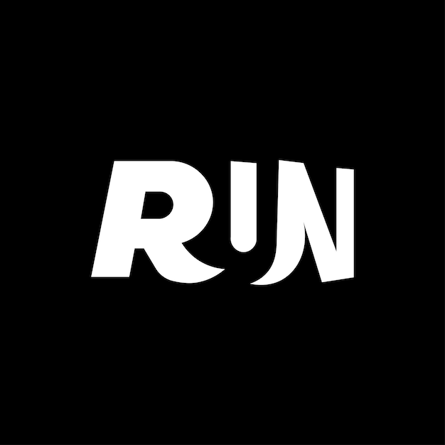 Run logo illustration vector design