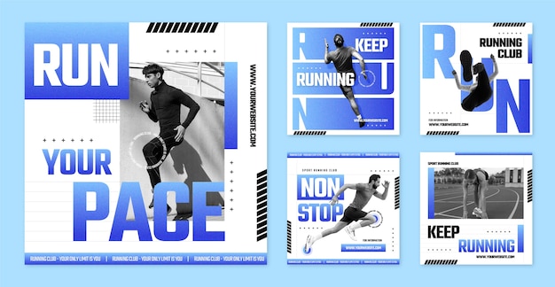 running club template design