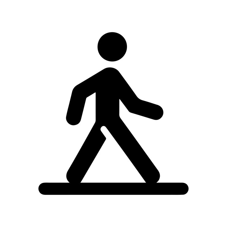 Running Human Icon silhouette silhouettes vector illustration