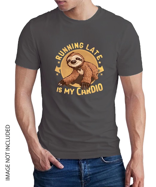 Running late is my cardio tshirt design