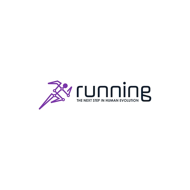 Running Logo Design Template Download