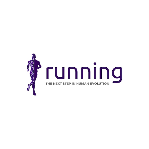 Running Logo Design Template Download