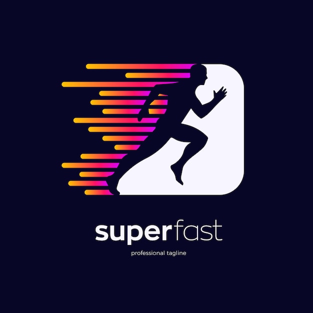 Running logo design