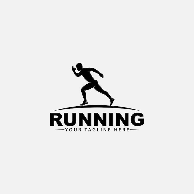 Running logo