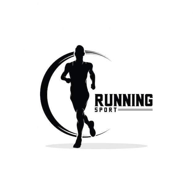 Running man logo design inspiration