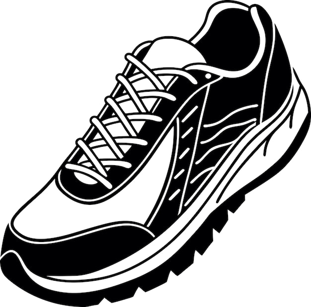 running shoe icon vector