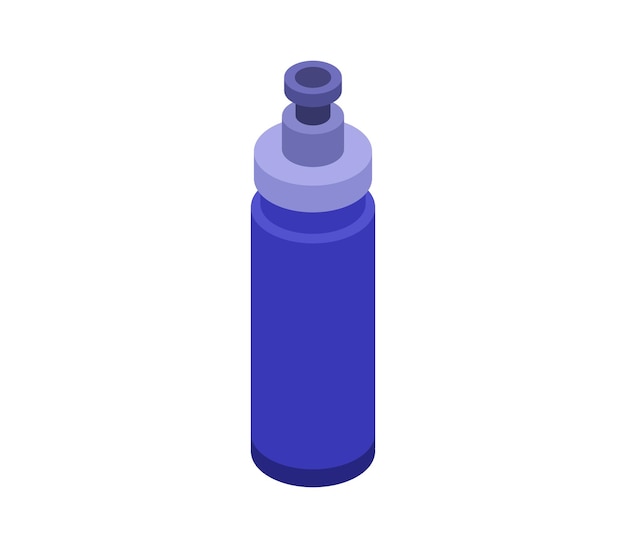 running water bottle isometric