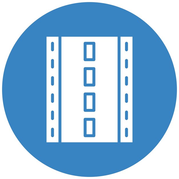 Runway Vector Icon Design Illustration