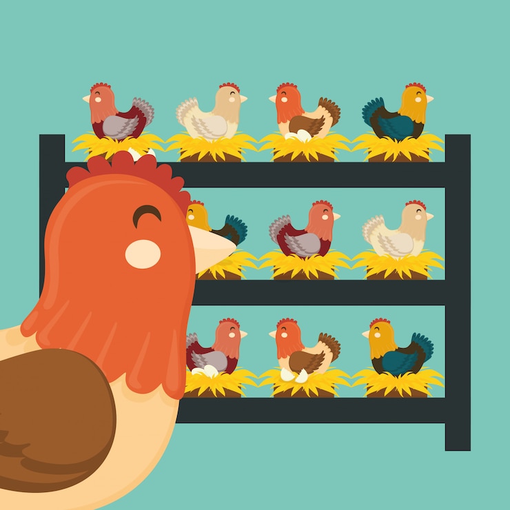 Vector rural and farm icons