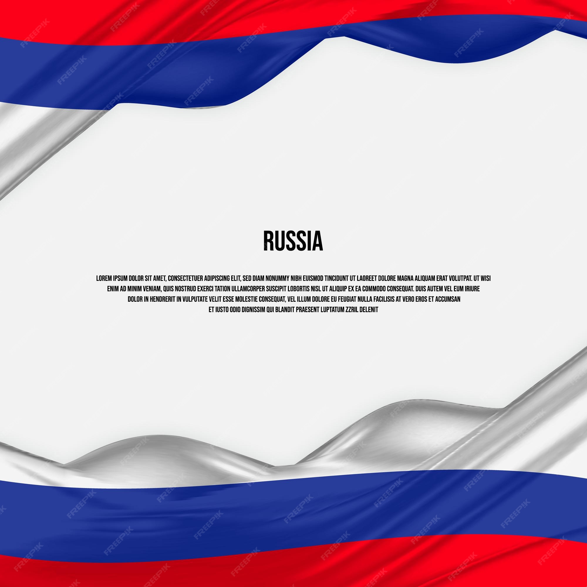 Russia Flag, Waving Fabric Texture Graphic by bourjart_20 · Creative Fabrica