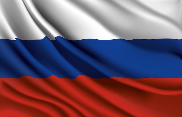 Russia Flag Icon Vector Illustration Wave High-Res Vector Graphic - Getty  Images