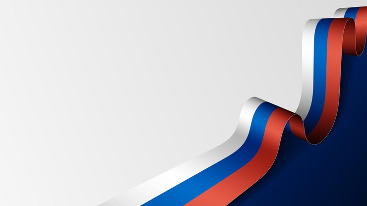 Russia ribbon flag background Element of impact for the use you want to make of it