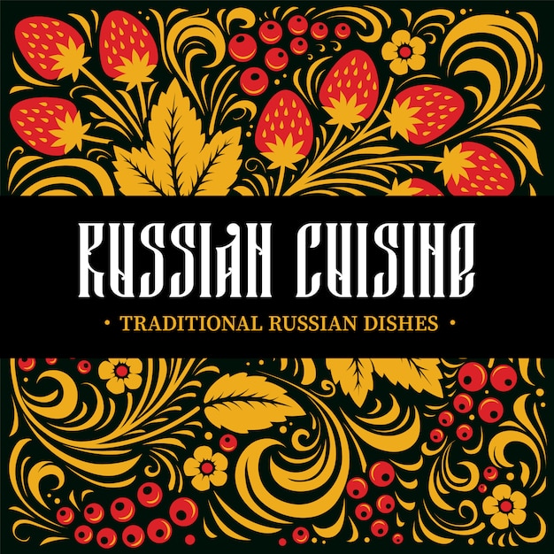 Russian Cuisine  Template