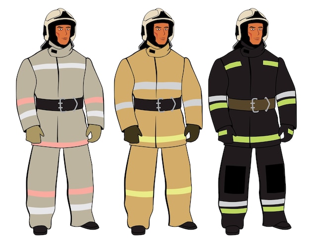 Russian firefighter A fulllength figure Form options