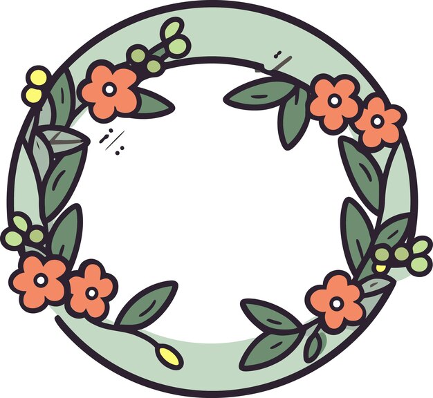 Rustic Charm Illustrated Festive Digital Vector Floral DesignsFestive Flora Fantasy Vectorized Digit