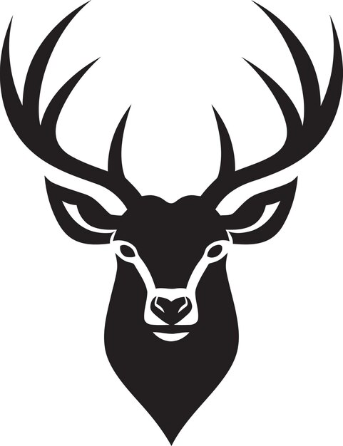 Vector rustic deer logo ontwerpen voor natuur geïnspireerde branding