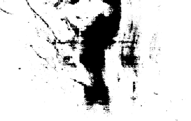 Rustic grunge vector textuur met grain en vlekken Abstract ruis achtergrond Verweerd oppervlak.