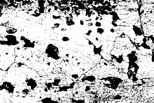 Rustic grunge vector textuur met korrel en vlekken Abstract ruis achtergrond Verweerd oppervlak Vuil en beschadigd Gedetailleerde ruwe achtergrond Vector grafische illustratie met doorzichtige witte EPS10